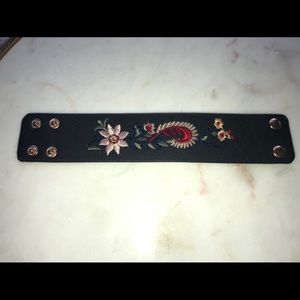 Bohemia Embroidery Flower Cuff Bracelet ✨
